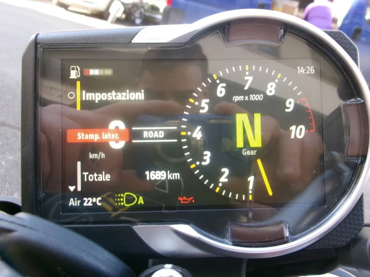Ducati Scrambler 800 Icon Red - 2023 - KM 1.000 - Euro 5 foto 5
